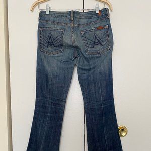 7 For All Mankind A Pocket Jeans Size 27